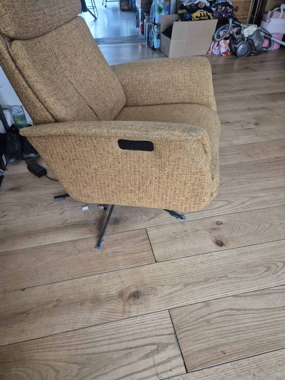 Hoekbank en relax stoel