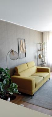 Mooie gele Montel bank 1.95 cm  breed
