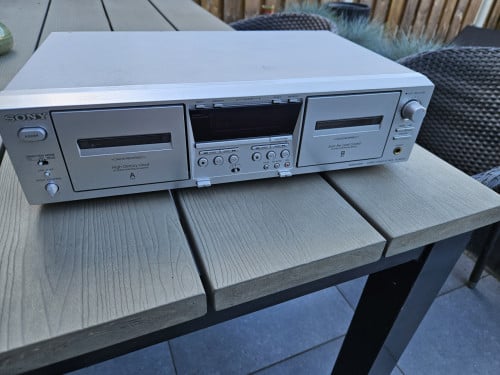 Sony TC-WE475 dubbel cassettedeck Dolby BC HX PRO Autoreverse