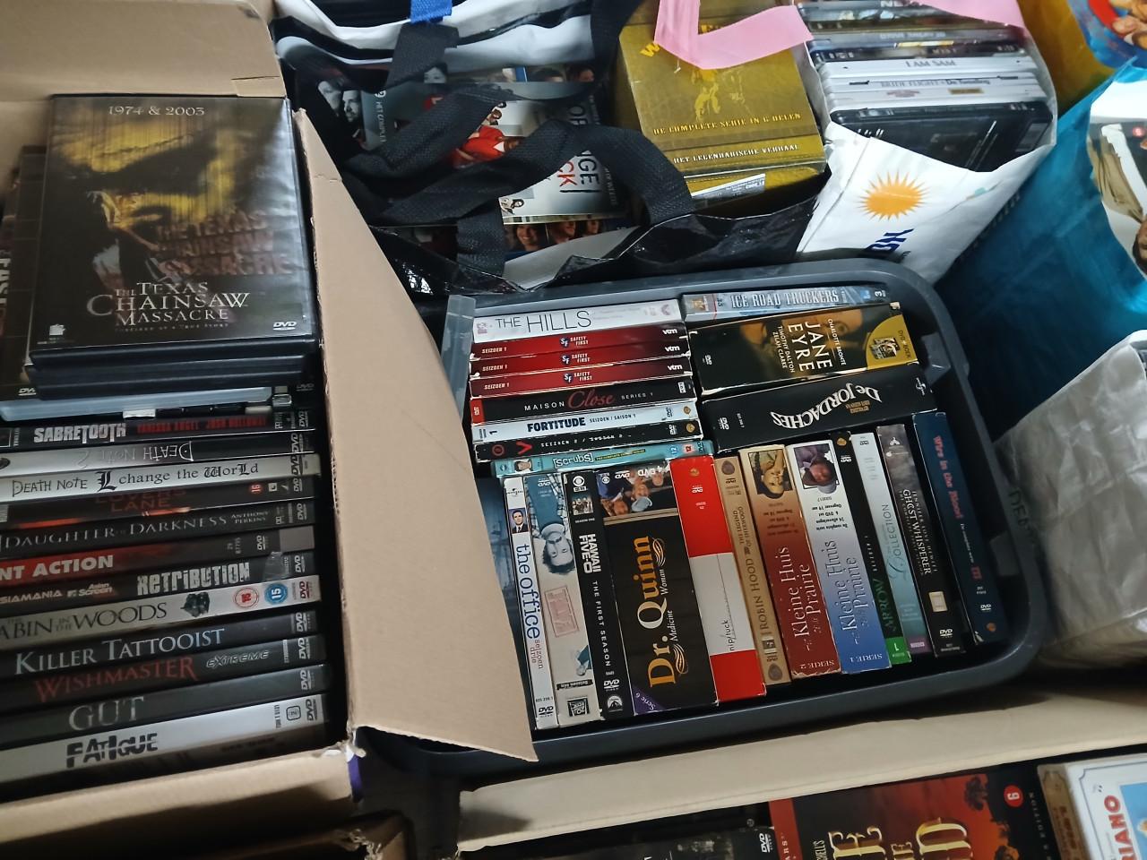 Dvd collectie 0,50ct per stuk