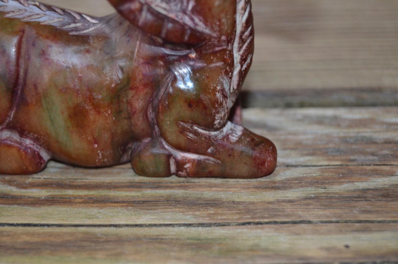 Chinees beeldje mythologisch dier 19e/20e eeuw