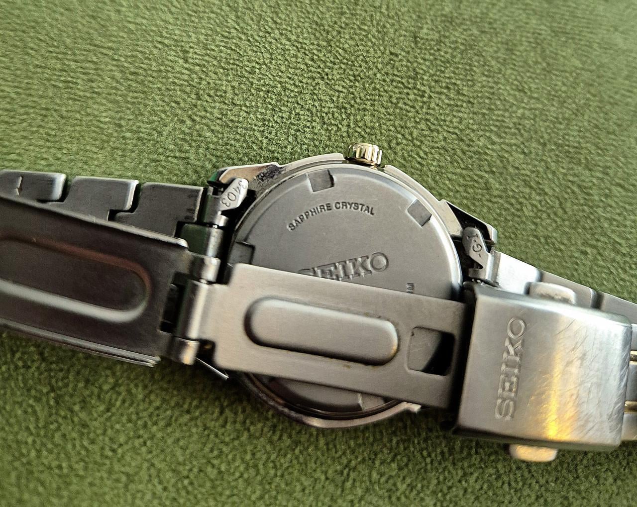 Seiko horloge titanium dames