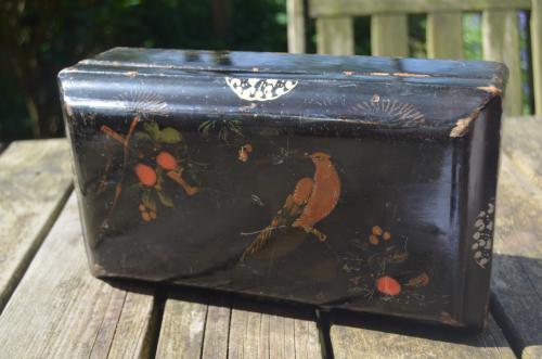 Laque doosje / kistje mog. Chinees