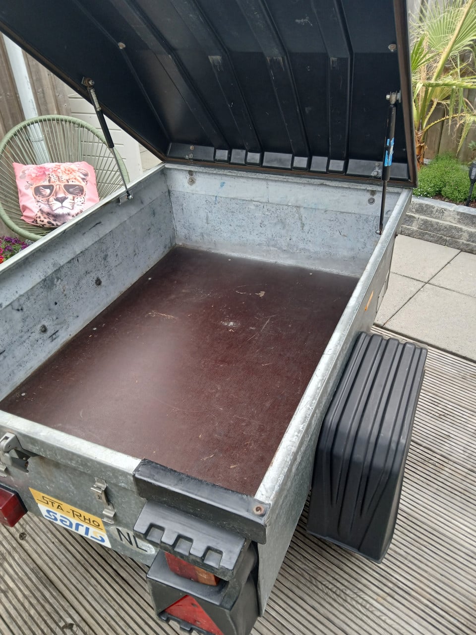 Tent vakantie bagagewagen