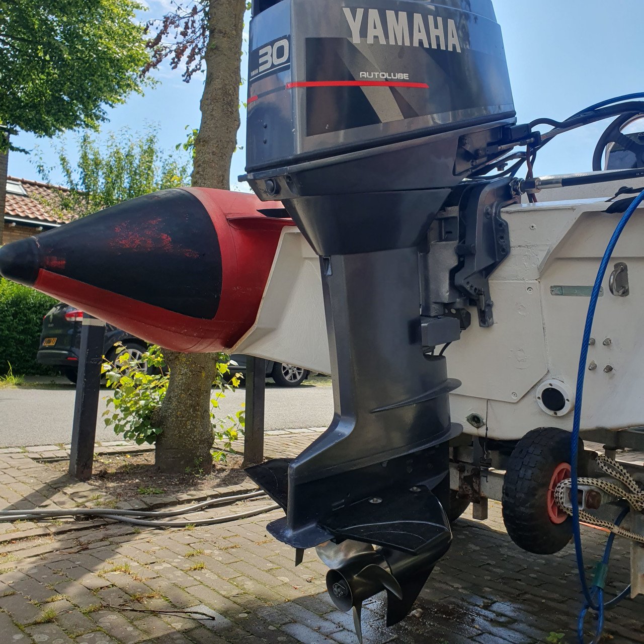 Zodiac pro 470 met Yamaha 30 pk