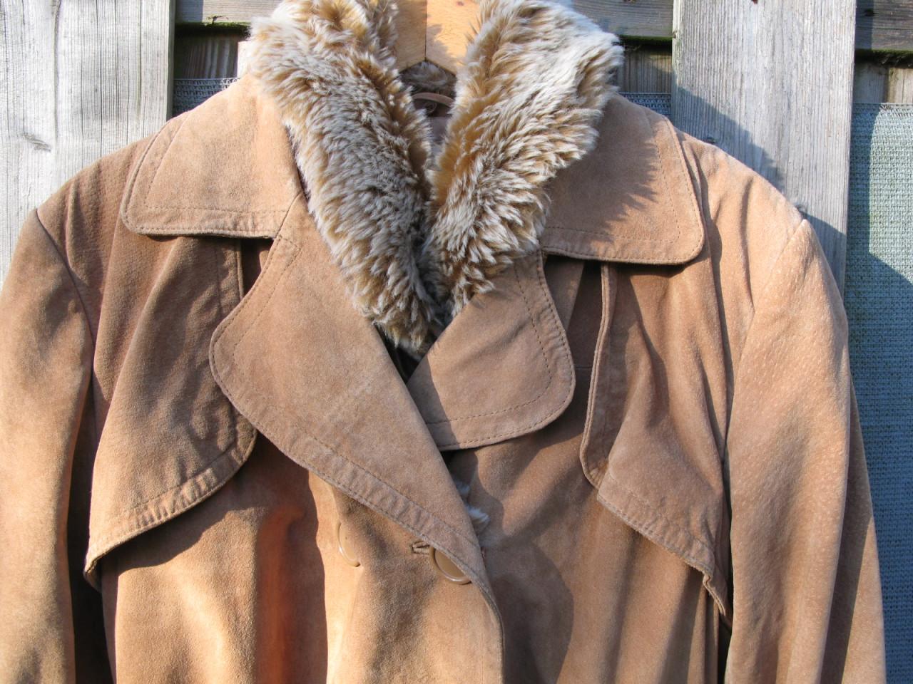 Suede Jas mt.42