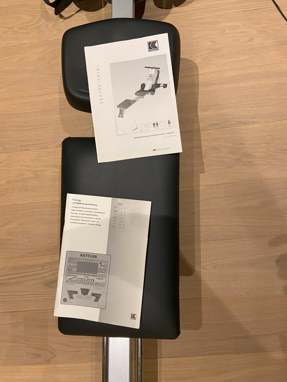 Kettler Coach E ergometer Roeitrainer