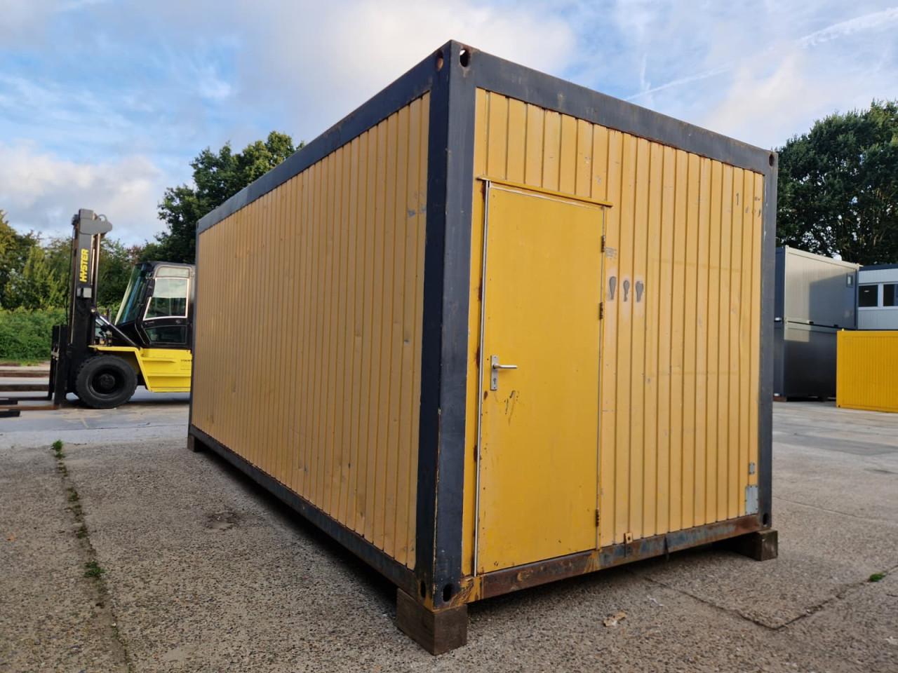 Gebruikte 6x3m kantoorunit / bouwkeet / schaftkeet / bureel