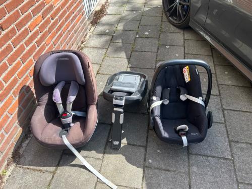 Autostoel, maxicosi, isofox adapter