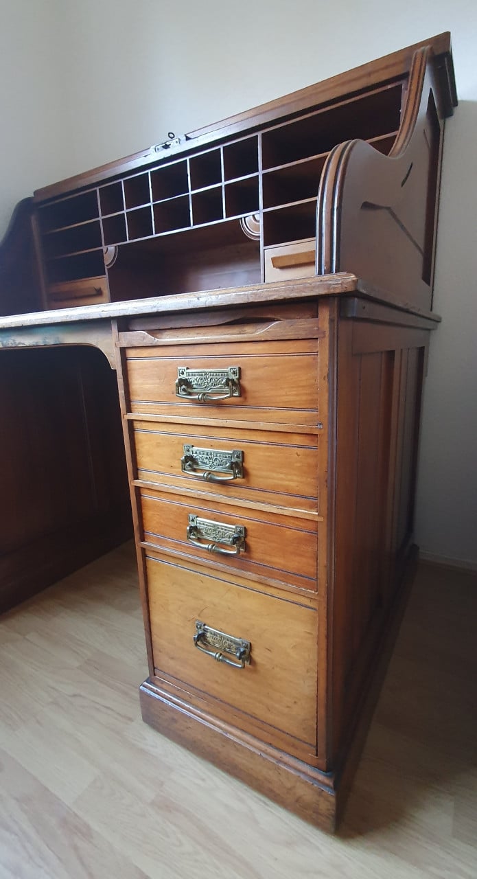 Antiek cylinderbureau 1900