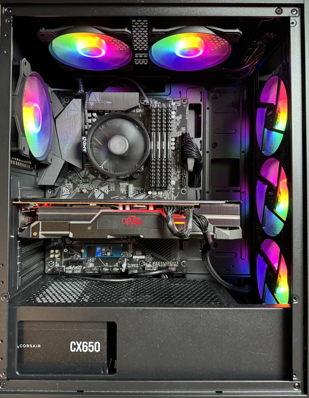 Gaming PC | Ryzen 7 5700 | RX 5700 XT Red Devil | 32GB | 1TB