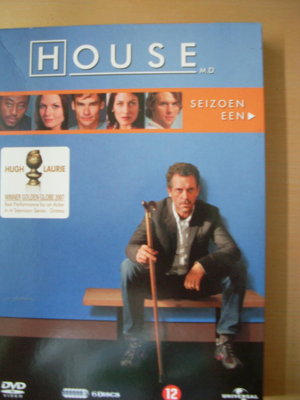 DVD Box House reeks 1 tot en met 3 ( 1 keer bekeken)