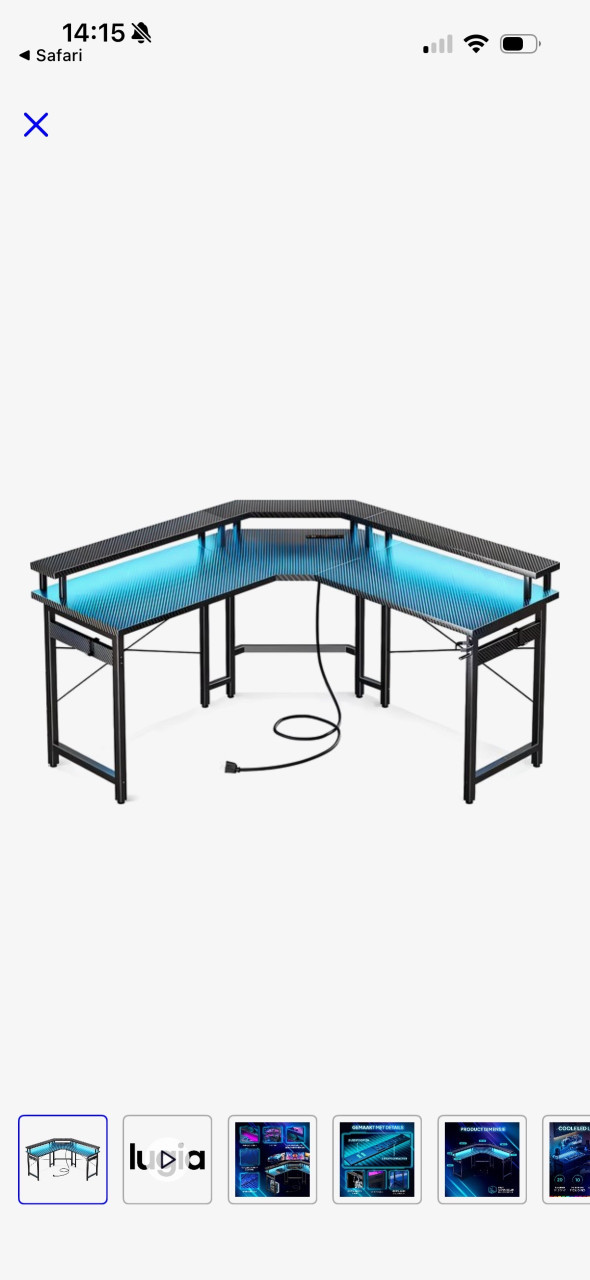 Game bureau met led