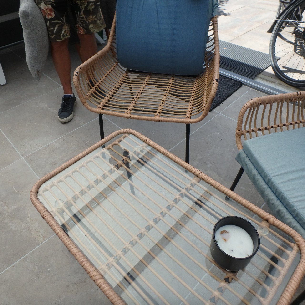 Rotan Tuinbankstel