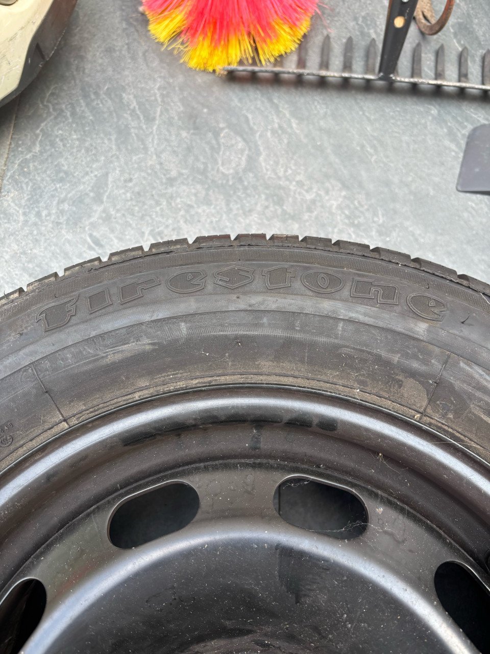 Autoband met velg