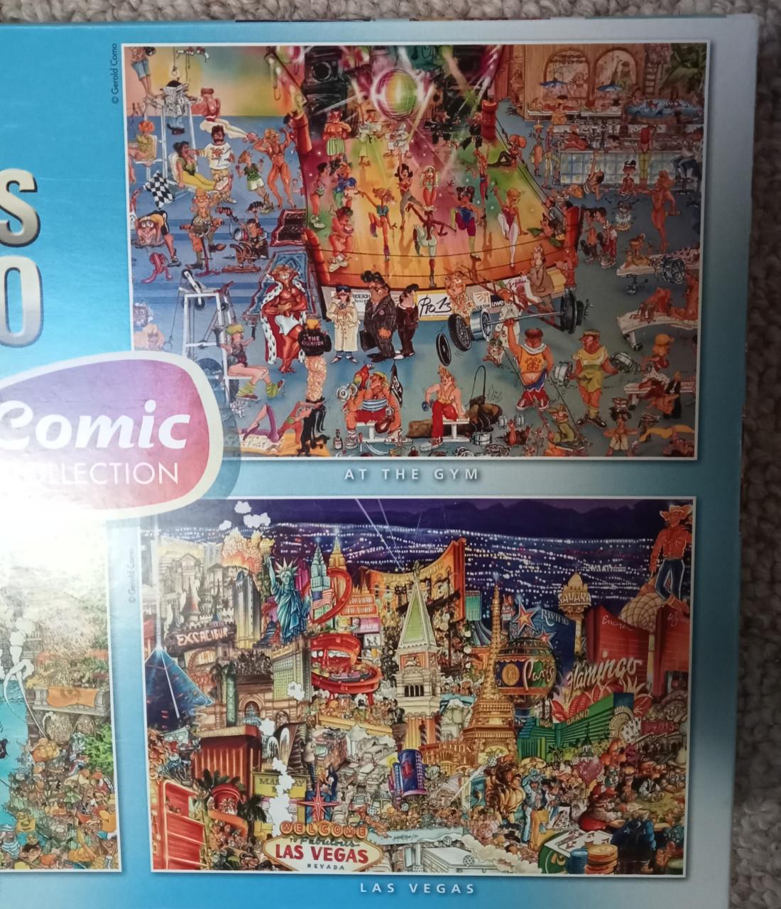 Comic puzzels 3x1000