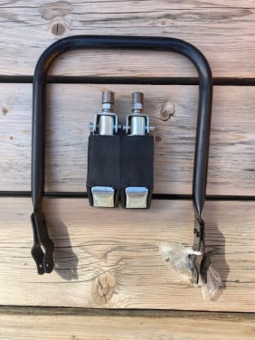 Kinder voeten en ruggensteun voor achterop de fiets