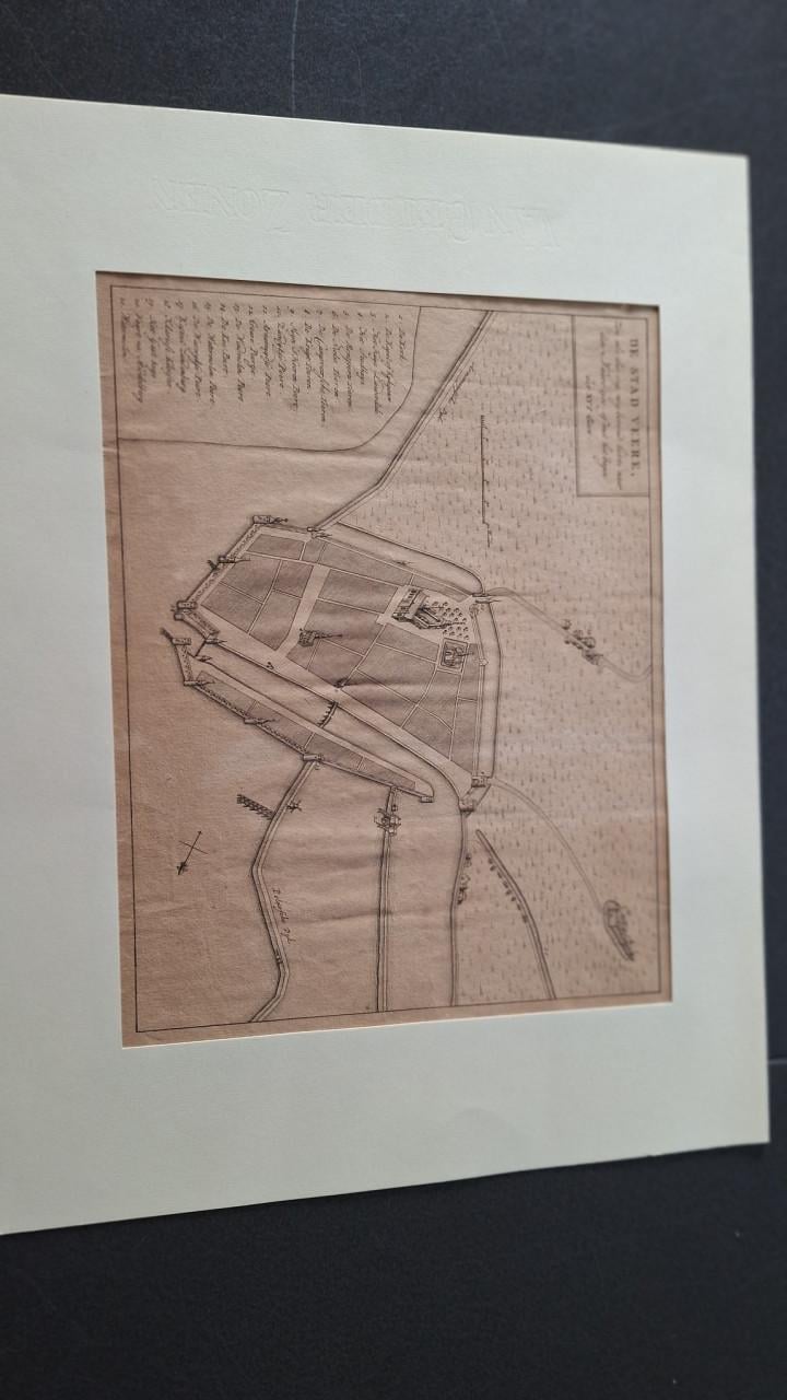 Prenten van poorten van Veere