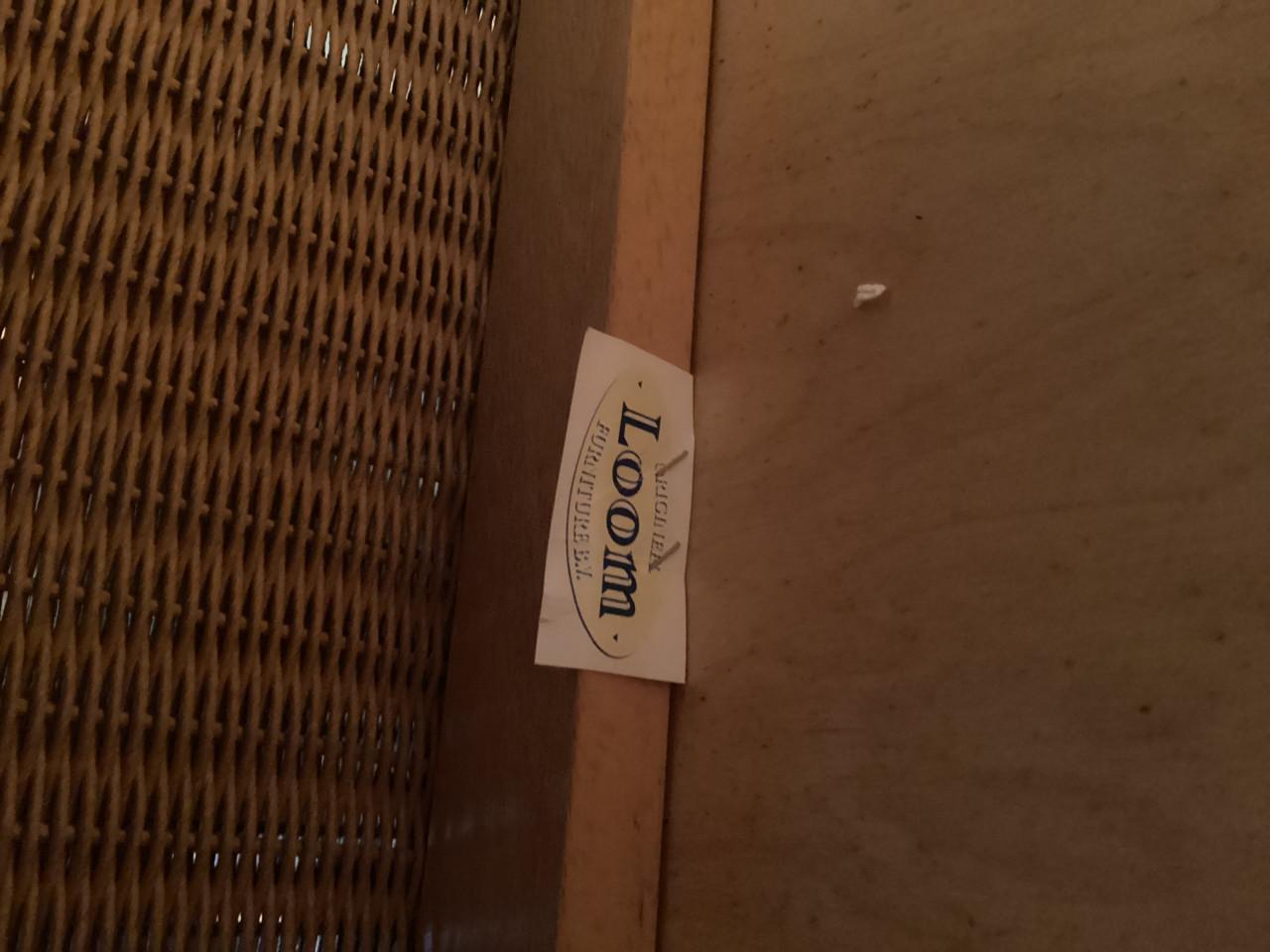 6 originele Loyd Loom stoelen