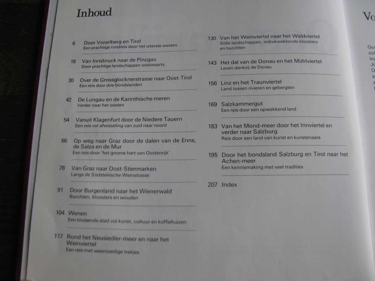 Boek over Oostenrijk.