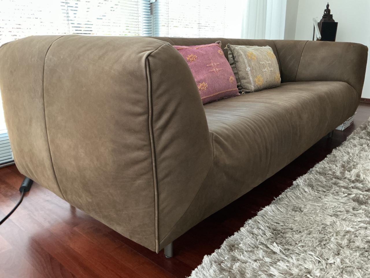 Label Moby Dick 3-zits bank (waterbuffelleer)