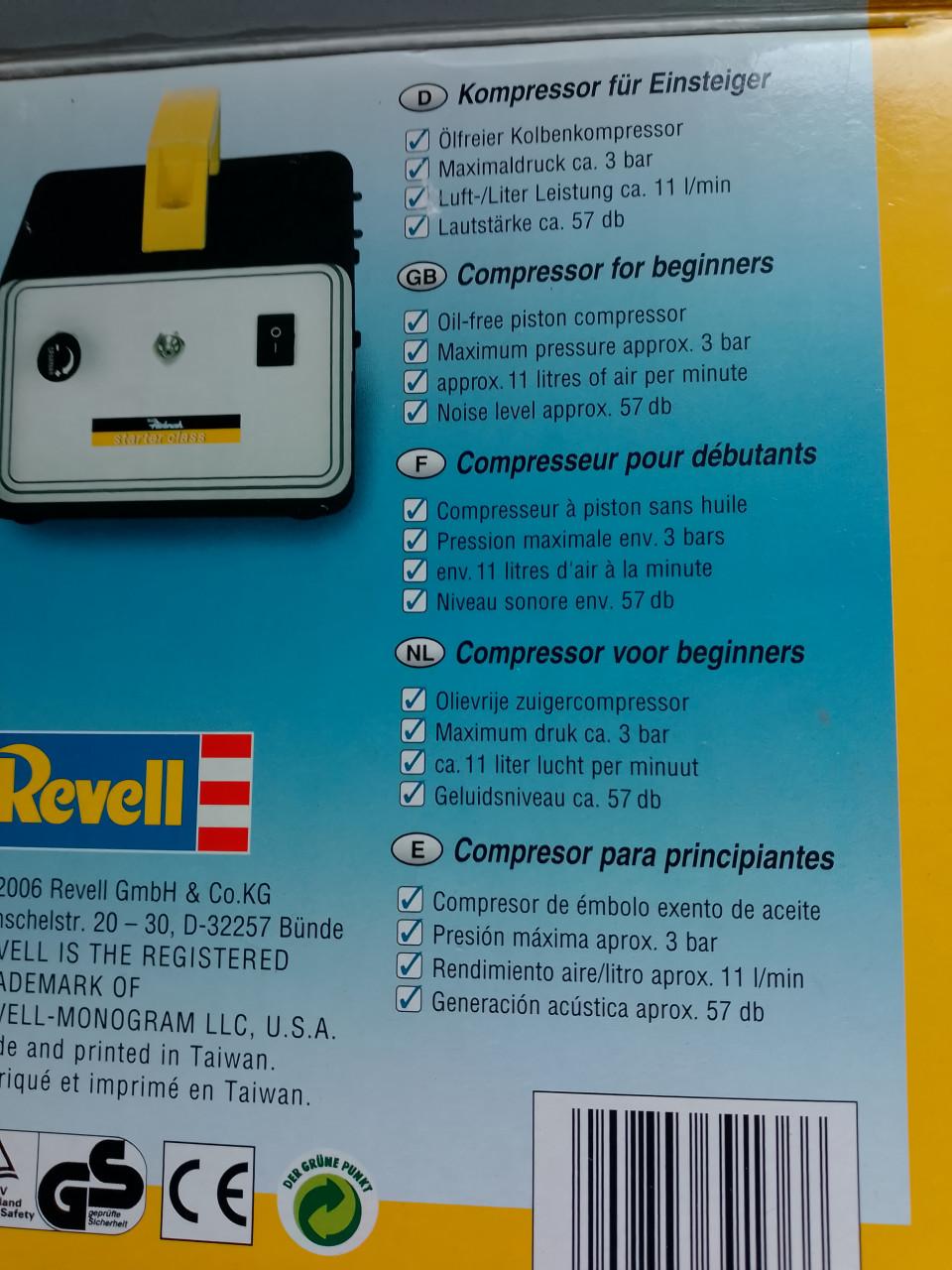 Te koop Revell airbrushset