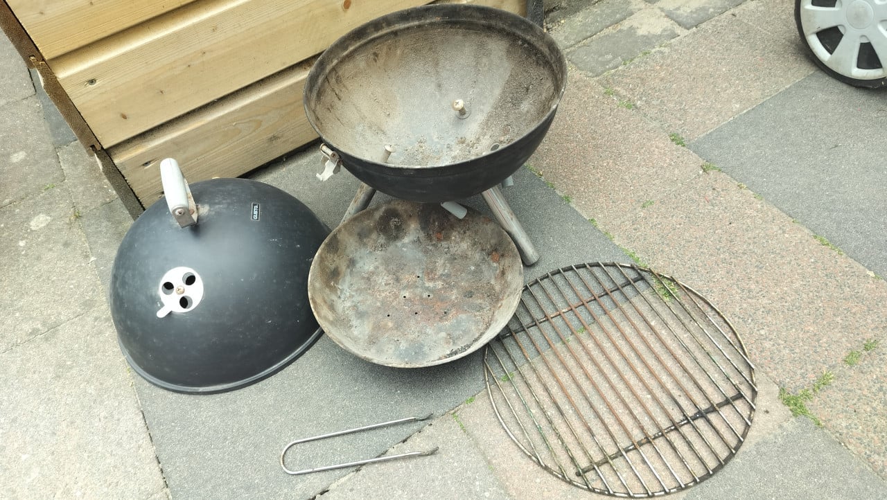 Kleine tafel bbq