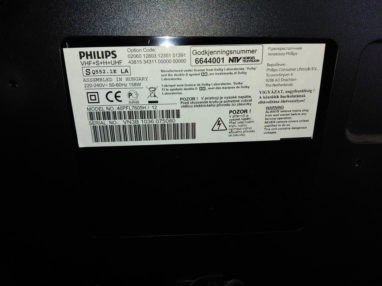 Philips tv en lg soundbar