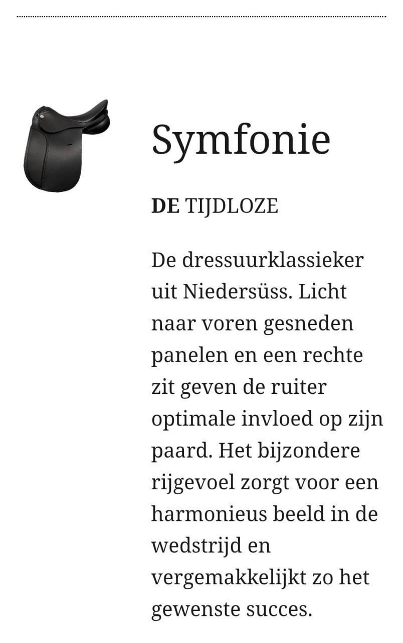 KN dressuurzadel Symfonie 17 inch