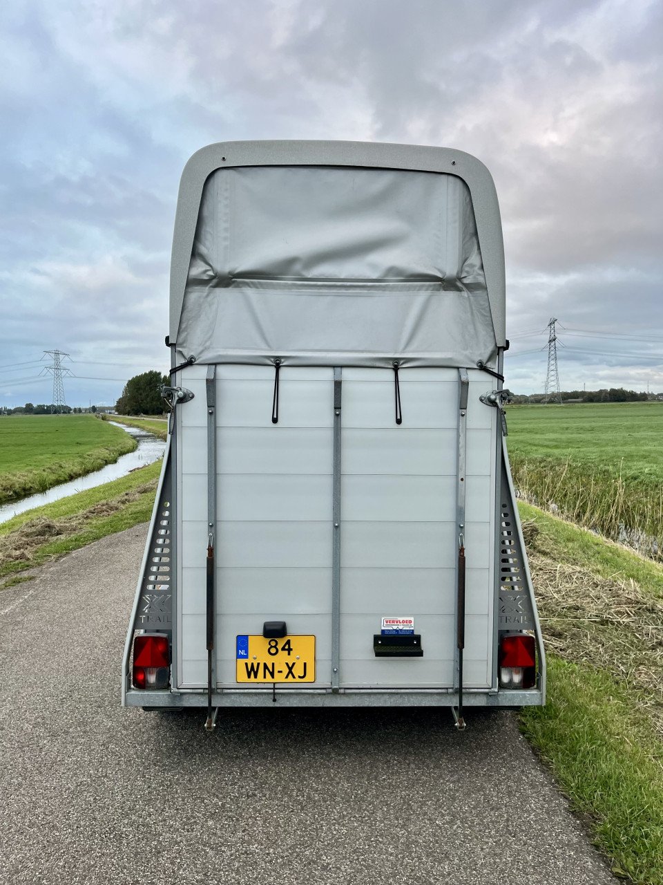 Lichtgewicht volledig aluminium 1,5 paards trailer