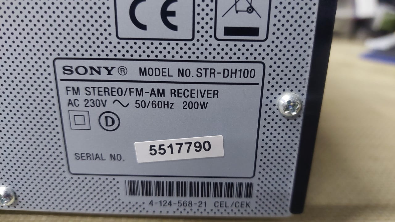 Sony versterker