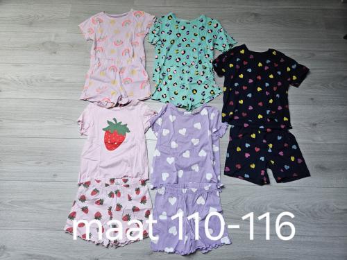 Shortama's meisjes maat 110-116