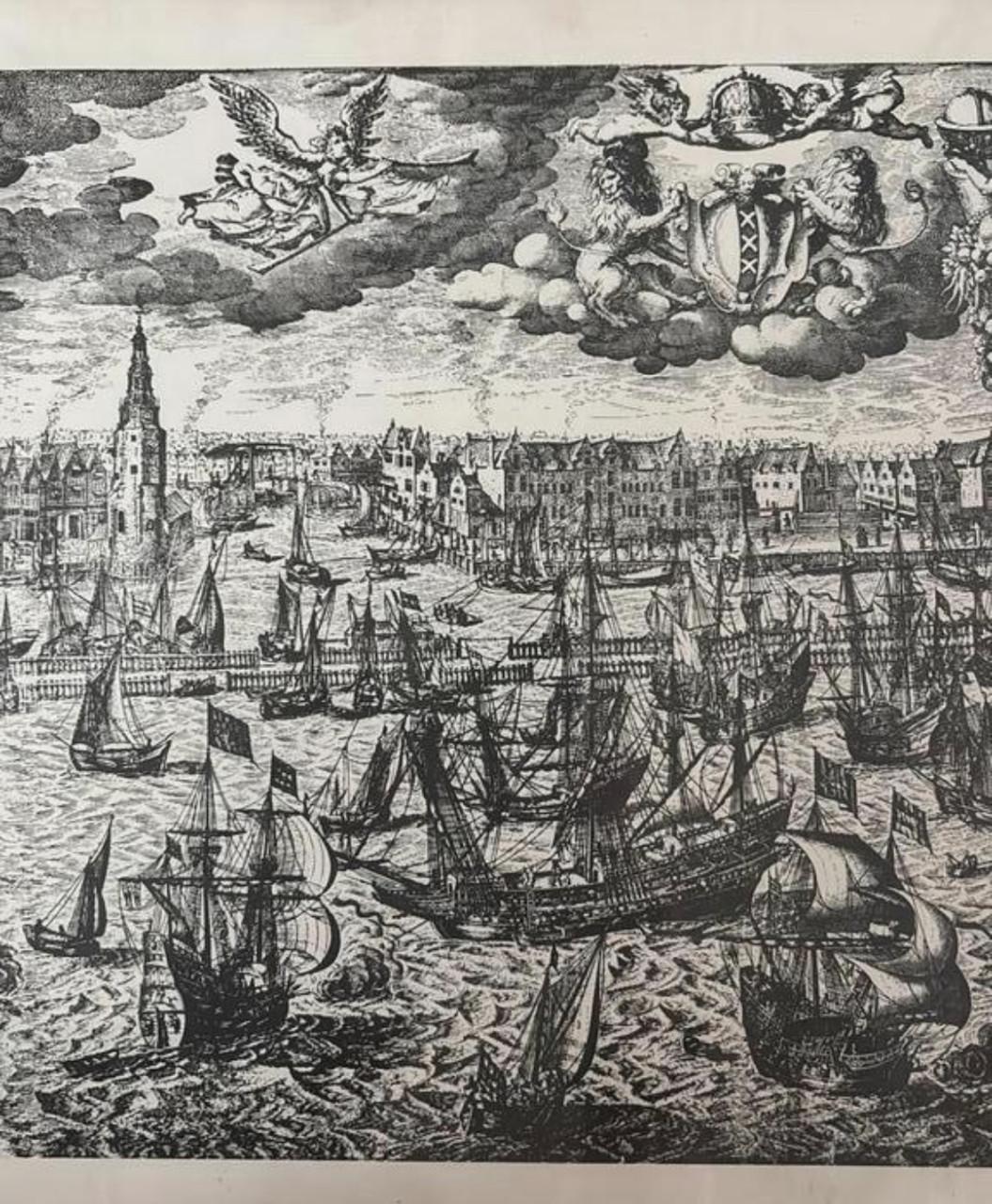 Groot Amsterdams stadsgezicht vanaf het IJ