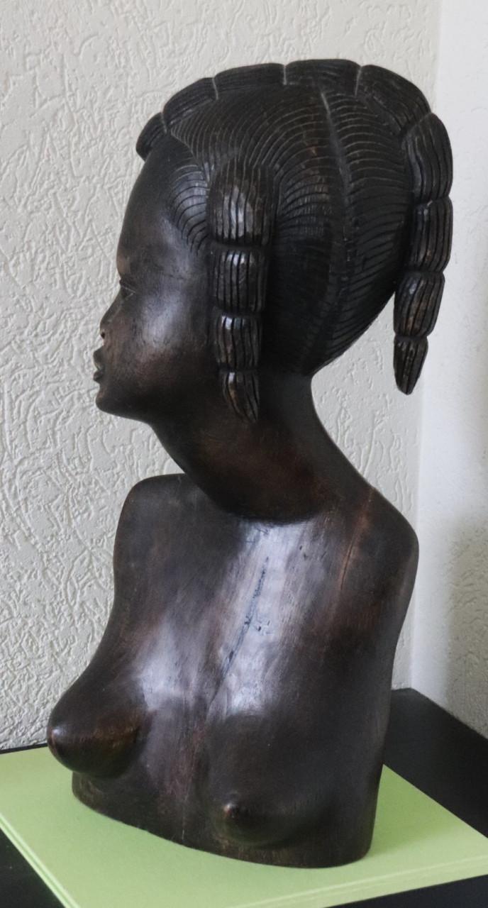 Groot houten Vrouwen buste