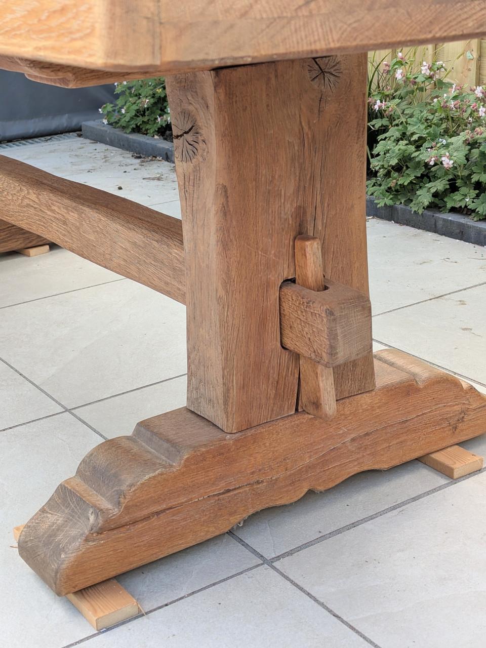 Kloostertafel, antiek 240 cm lang