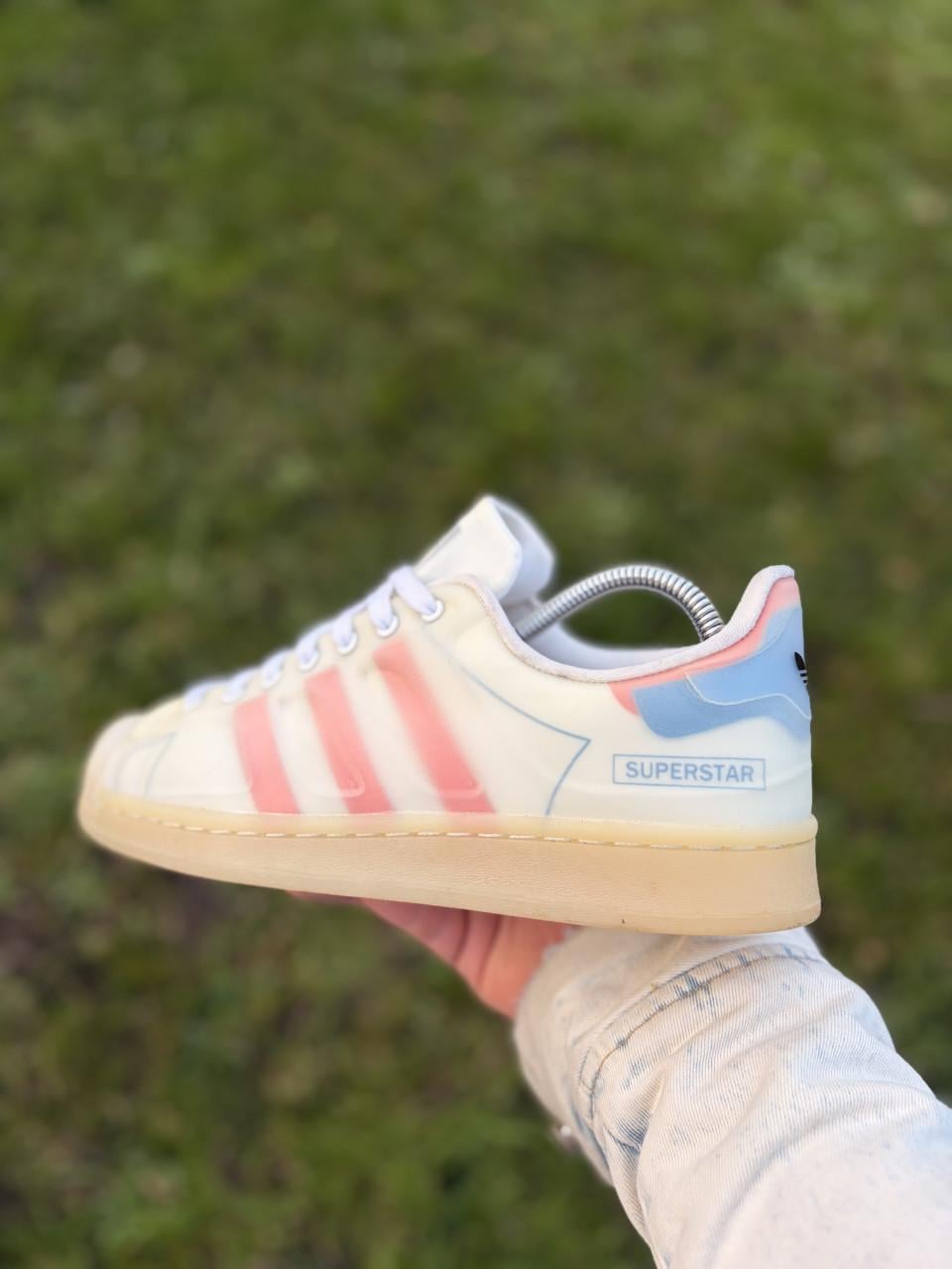 Adidas Superstar transparant / jelly sneakers –  maat EU 41⅓