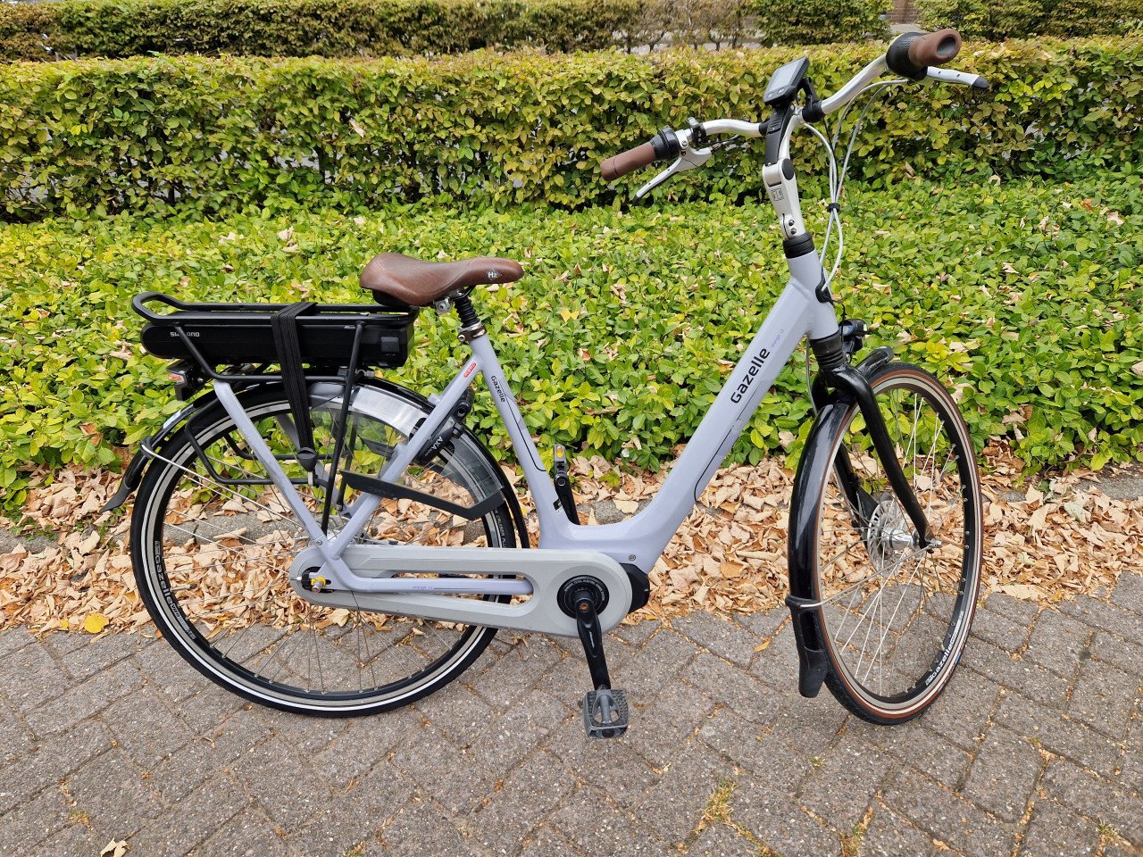 Schitterende Gazelle Orange met Shimano middenmotor