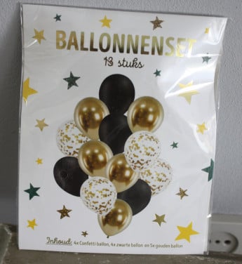 Nieuw in verpakking set ballonnen 13 stuks