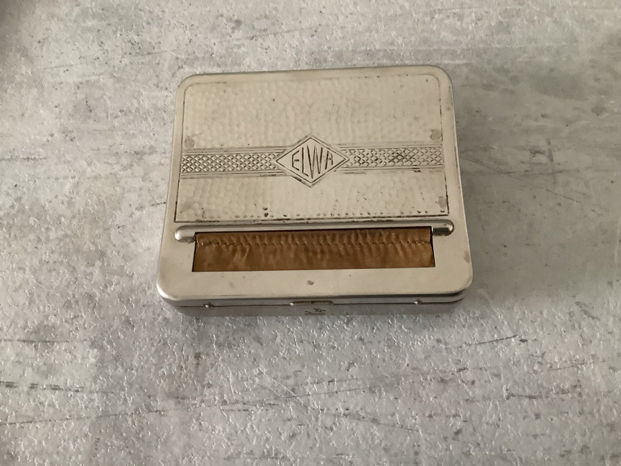 Vintage Elwa Sigaretten Doosje/Roller