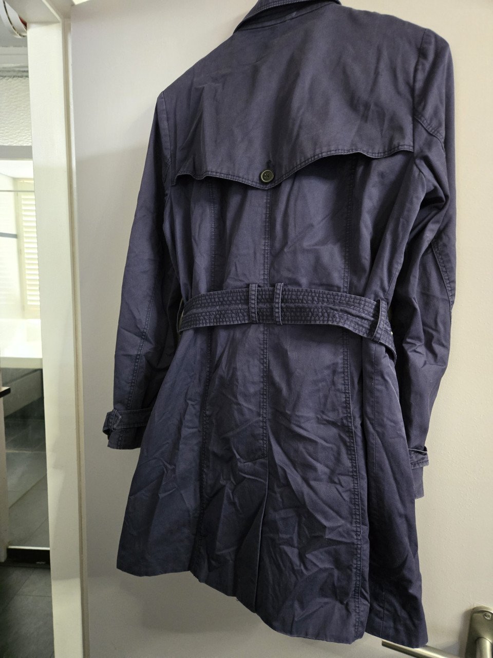 Trenchcoat van Esprit Maat 36 Donkerblauw