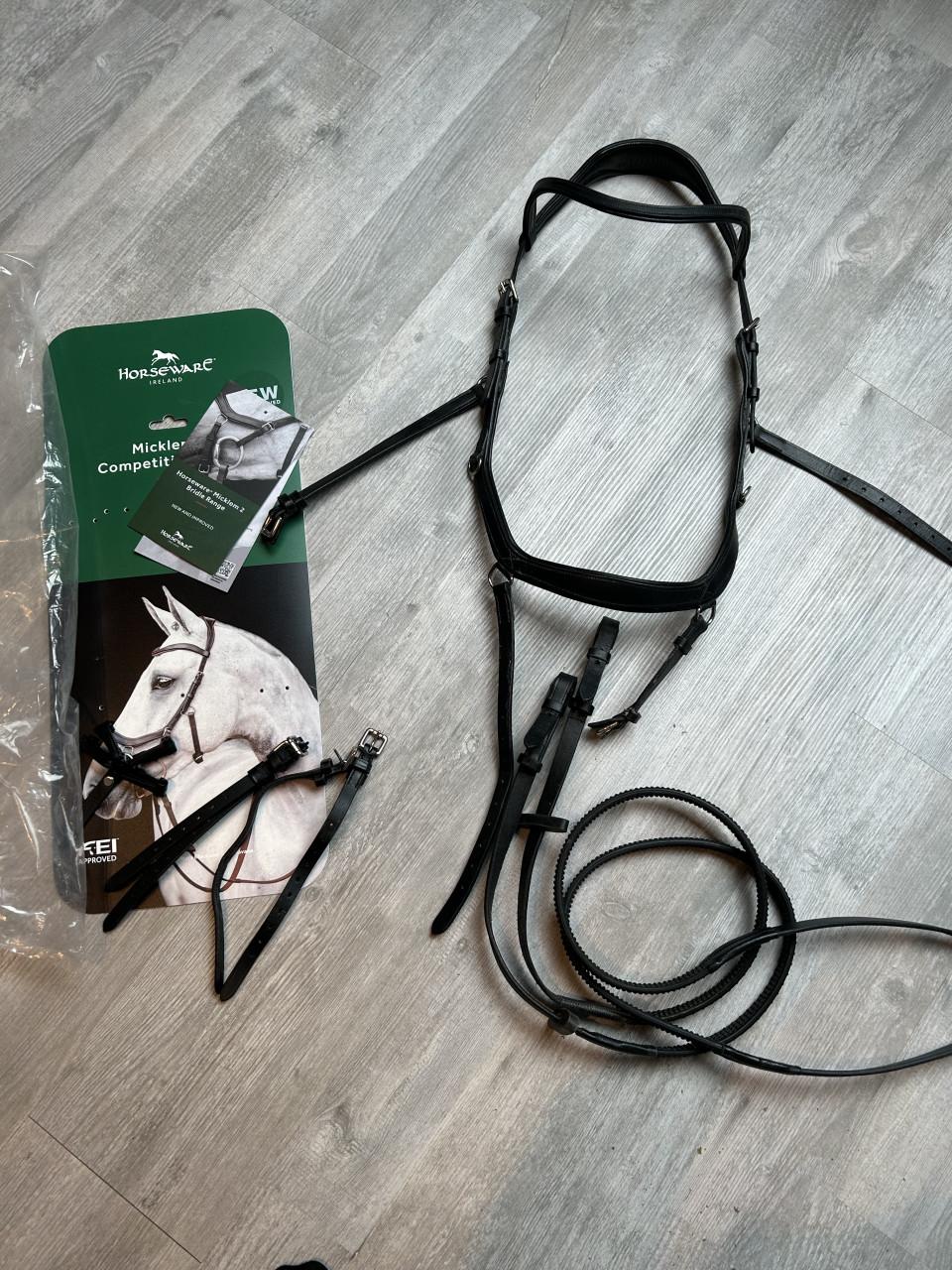 Horseware micklem 2 hoofdstel Full incl teugels, nieuw