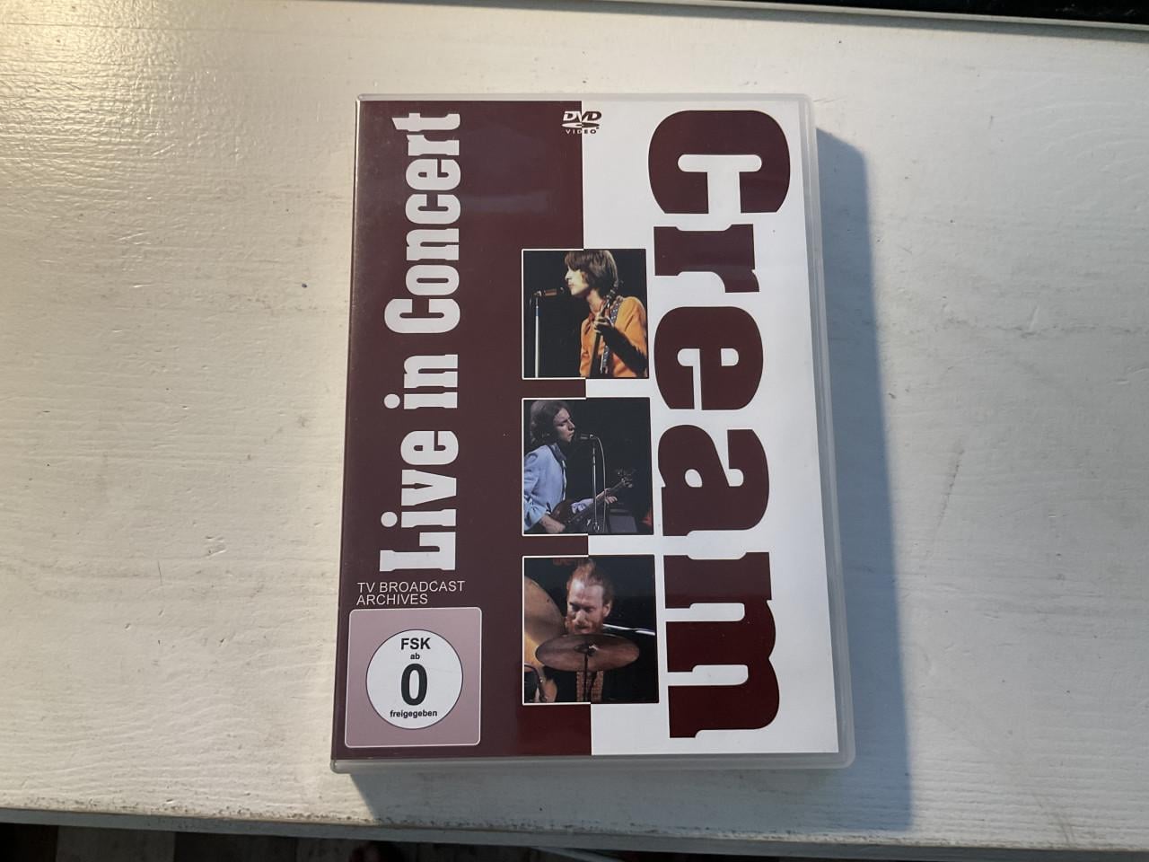 Eric Clapton + Cream dvd's.