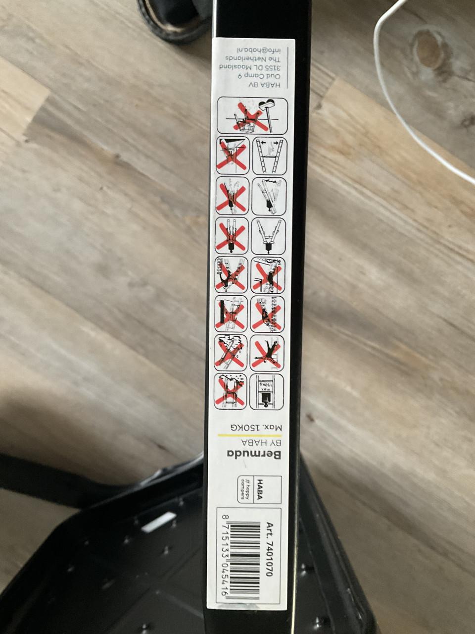 Caravan trapje Haba Bermuda dubbele opstap