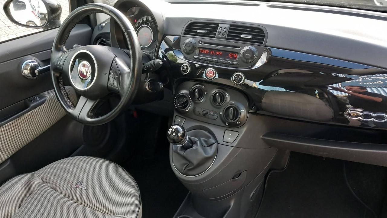 Fiat 500 1.2 Naked bj:2009 airco lm-velgen panoramadak