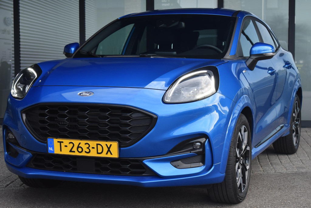 Ford Puma 1.0 ecoboost hybrid st-line | half-leder | navigatie | apple carp