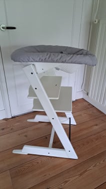 Stokke  set wit zeer compleet incl New born