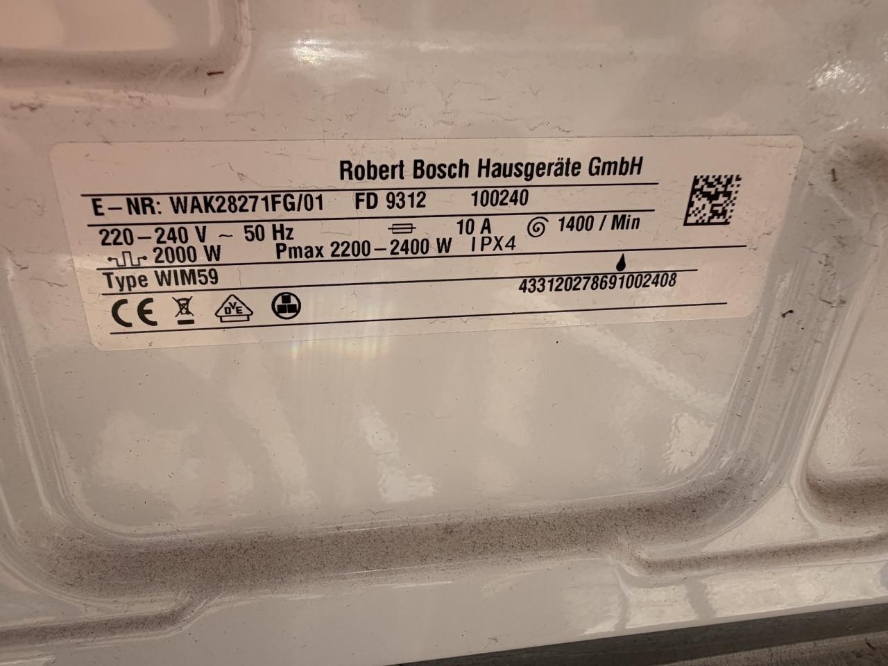 Bosch wasmachine maxx 8 VarioPerfect