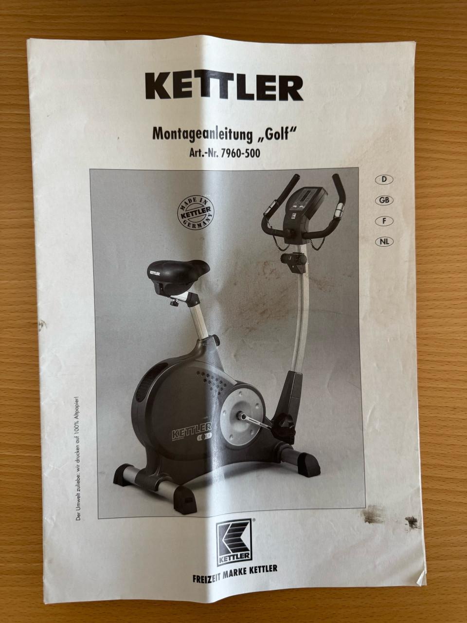 Hometrainer Kettler Golf om thuis te trainen of revalideren