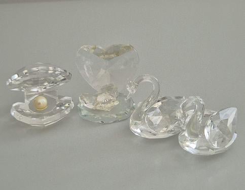 Kristalglas miniatuur 4x
