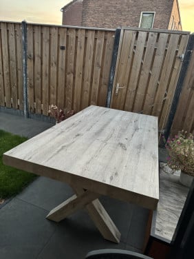 Eettafel eiken fineer